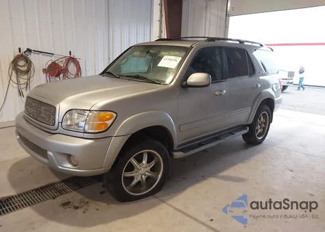 2001 Toyota Sequoia Limited V8 from USA, damaged, VIN 5TDBT48A21S004330